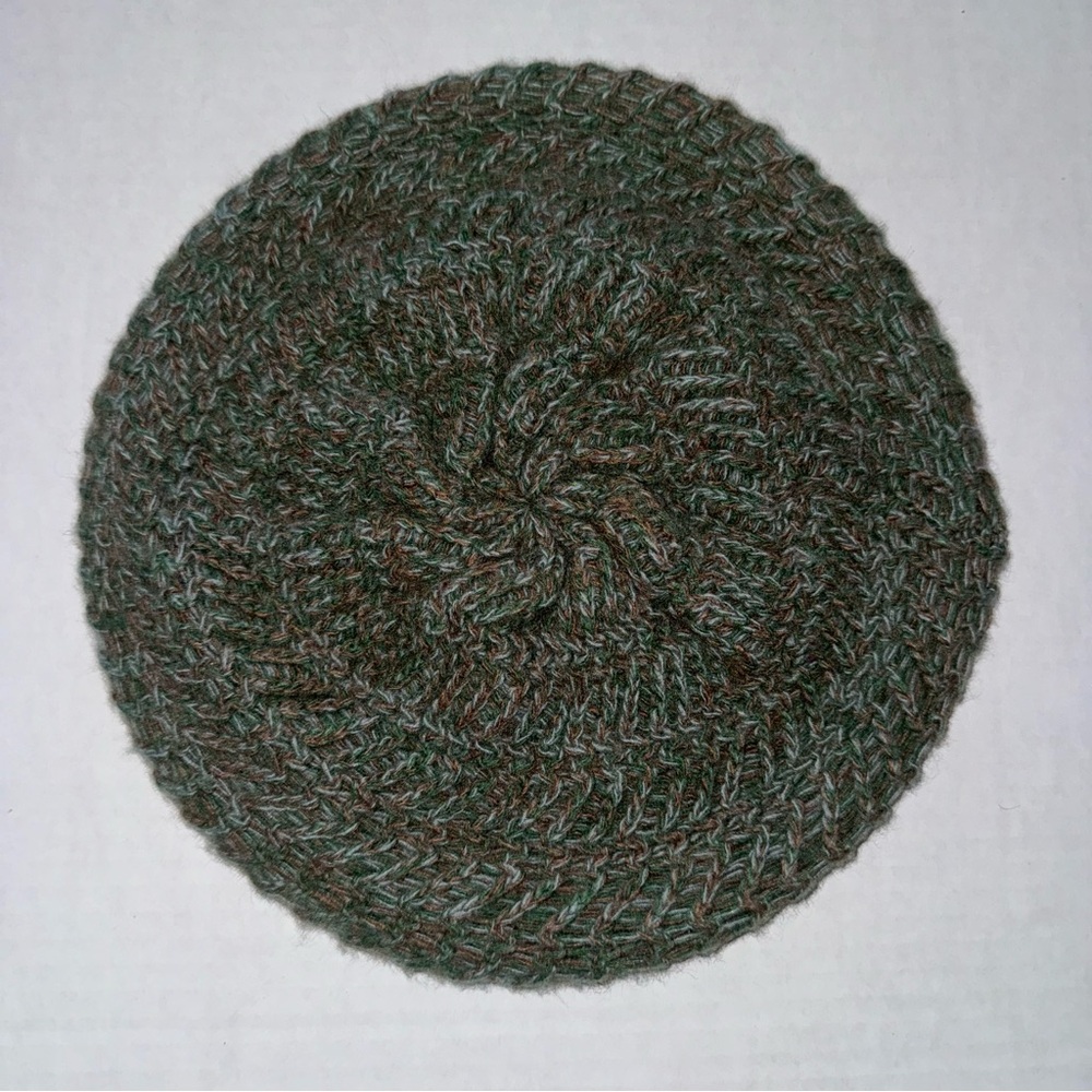 Portolano Kids Green Knit Beret